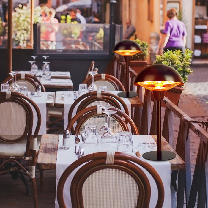 ZACHVO Electric Tabletop Patio Heater & Reviews Wayfair